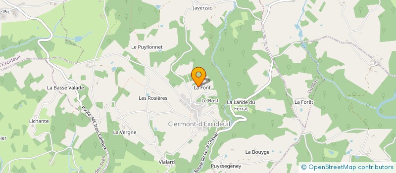 localisation de l'entreprise SYLAJP  SAINT JORY LASBLOUX