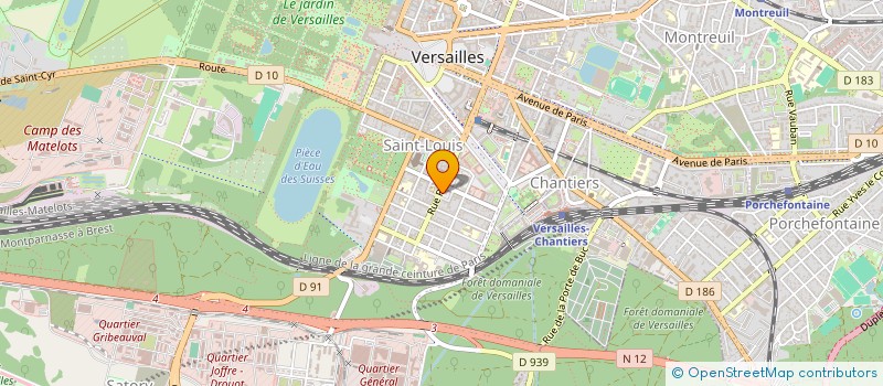 localisation de l'entreprise SYLAL à VERSAILLES