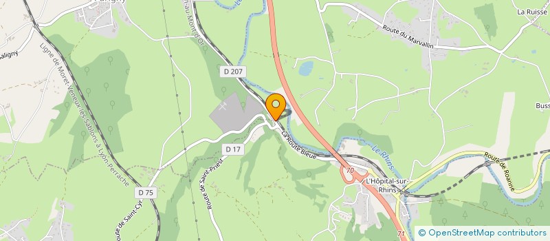 localisation de l'entreprise SYLANGE  SAINT-CYR-DE-FAVIERES