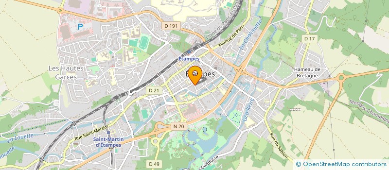 localisation de l'entreprise SYLANNEE MARIAGES à ETAMPES