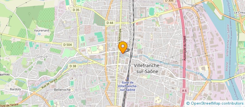 localisation de l'entreprise SYLANOR  VILLEFRANCHE-SUR-SAONE