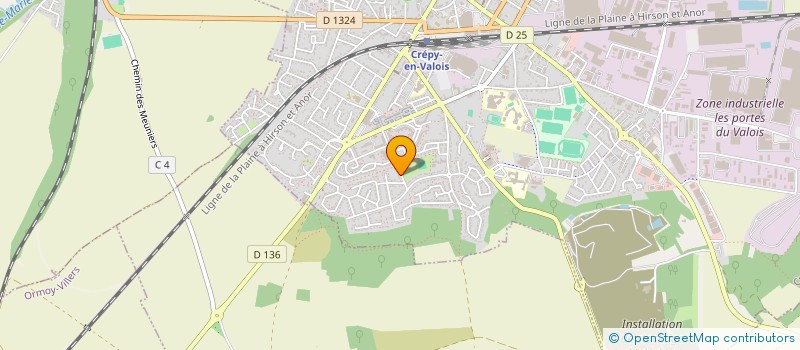 localisation de l'entreprise SYLANTAL  CREPY-EN-VALOIS