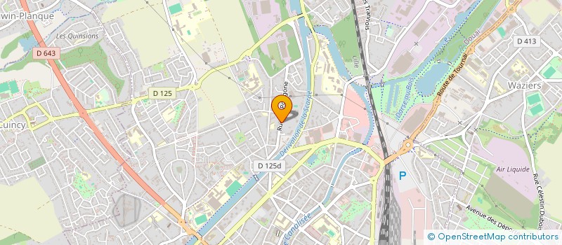 localisation de l'entreprise SYLAUD à DOUAI