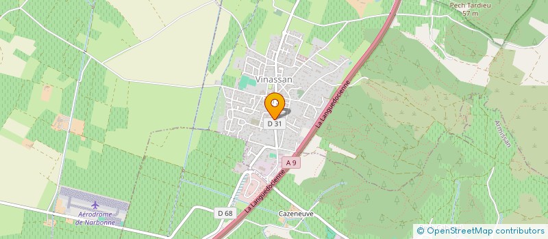 localisation de l'entreprise SYLAUNA à VINASSAN