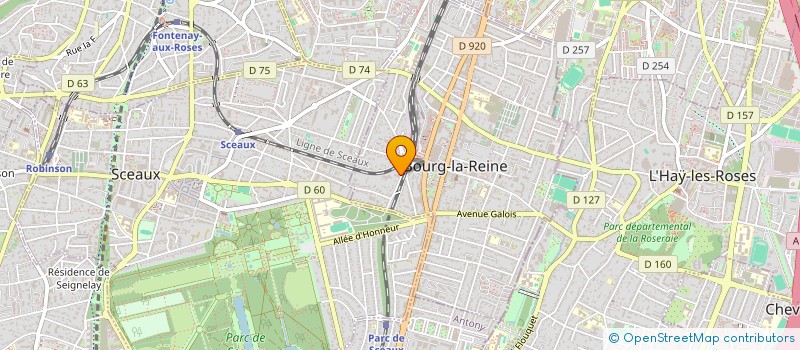localisation de l'entreprise SYLAUNI MEDIATION à BOURG-LA-REINE