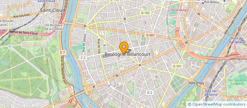 localisation de l'entreprise SYLAUR à BOULOGNE-BILLANCOURT