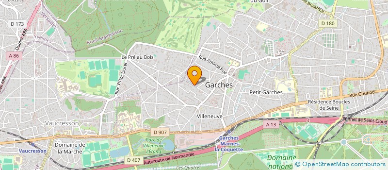 localisation de l'entreprise SYLAURAPH à GARCHES