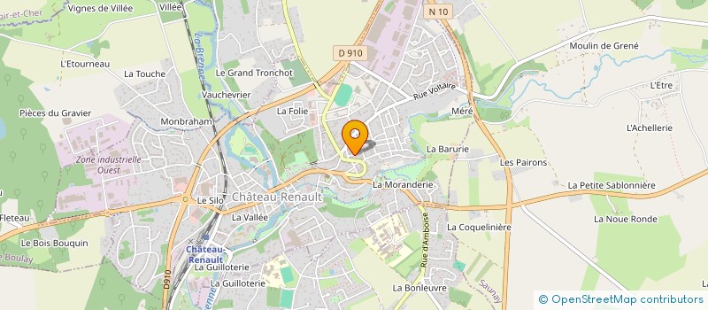 localisation de l'entreprise SYLAVI à CHATEAU-RENAULT