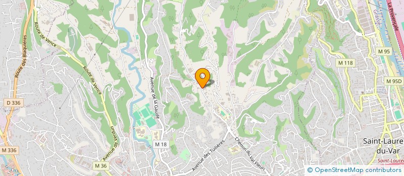 localisation de l'entreprise SYLAW  CAGNES-SUR-MER