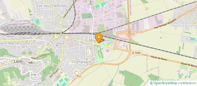 localisation de l'entreprise SYLBEA  LAON