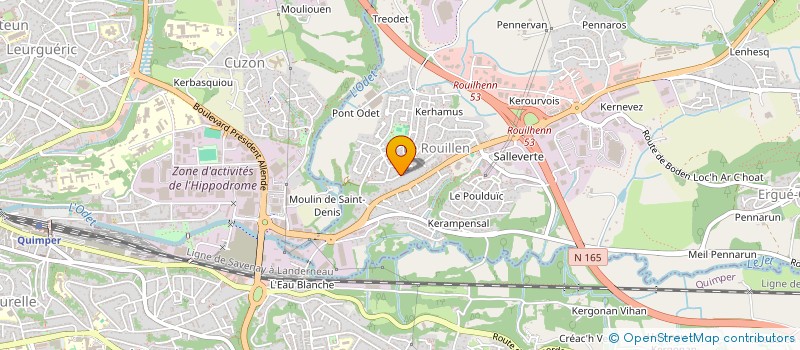 localisation de l'entreprise SYLBEAU  ERGUE-GABERIC