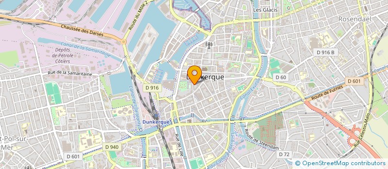 localisation de l'entreprise SYLBI à DUNKERQUE