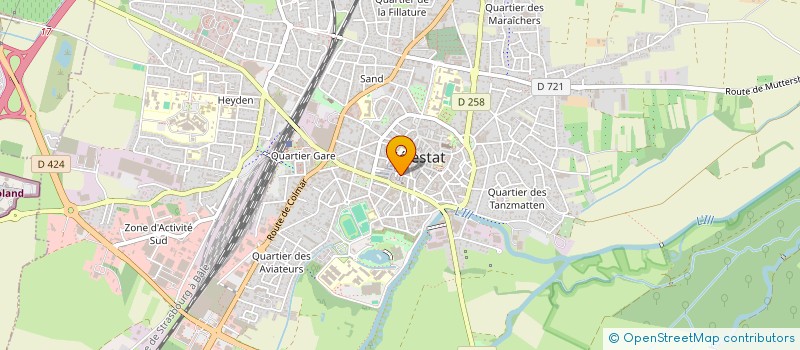 localisation de l'entreprise SYLBOX à SELESTAT