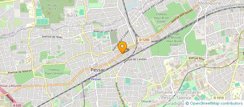 localisation de l'entreprise SYLCED à PESSAC