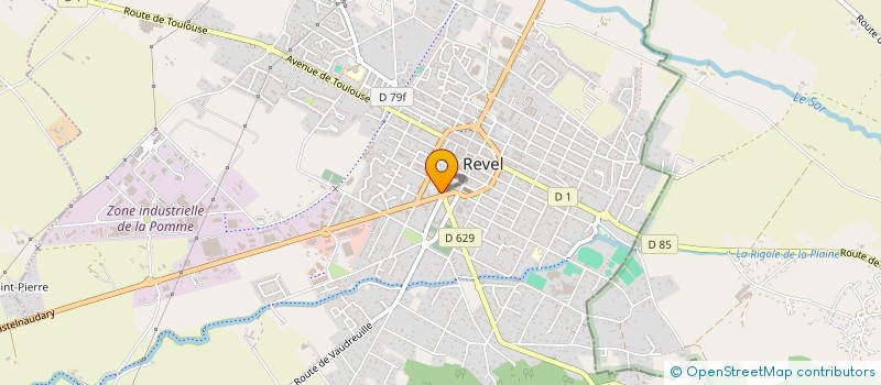 localisation de l'entreprise SYLCLAU  REVEL