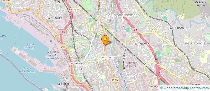 localisation de l'entreprise SYLCO à MARSEILLE