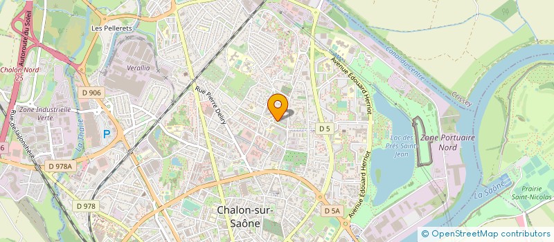 localisation de l'entreprise SYLCOM THD à CHALON-SUR-SAONE