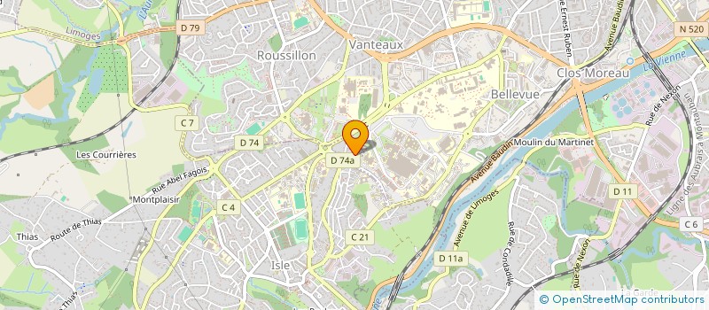 localisation de l'entreprise SYLCRIS à ISLE