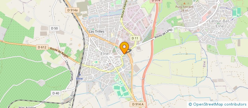 localisation de l'entreprise SYLCRISGUY  ELNE