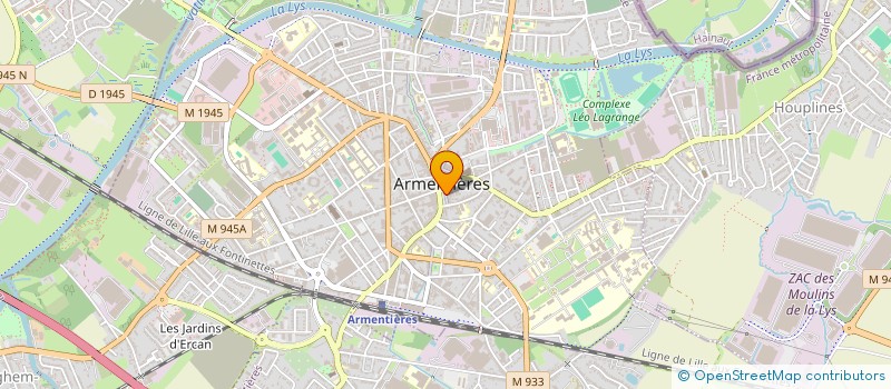 localisation de l'entreprise SYLDAR  ARMENTIERES