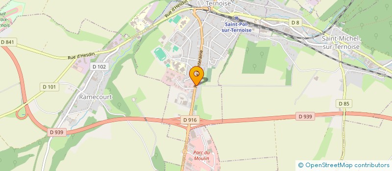 localisation de l'entreprise SYLDO  SAINT-POL-SUR-TERNOISE