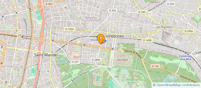 localisation de l'entreprise SYLDOM à VINCENNES