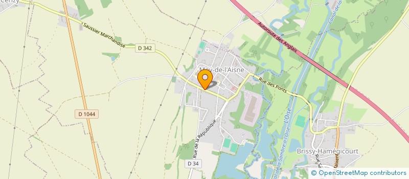 localisation de l'entreprise SYLDOM à MOY-DE-L'AISNE