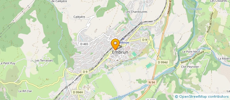 localisation de l'entreprise SYLDOM  EMBRUN