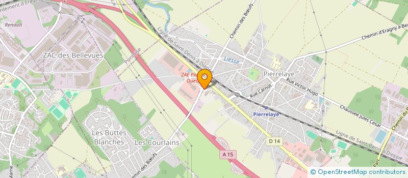 localisation de l'entreprise SYLE à PIERRELAYE