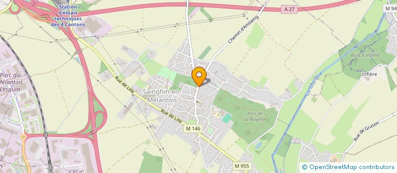 localisation de l'entreprise SYLE FINANCEMENT à SAINGHIN-EN-MELANTOIS