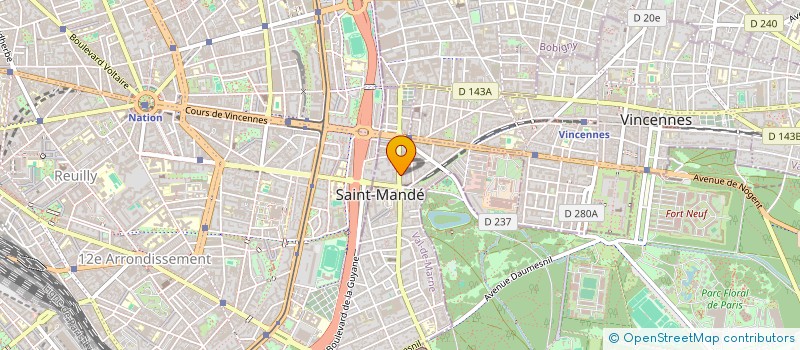 localisation de l'entreprise SYLE GROUP  SAINT-MANDE