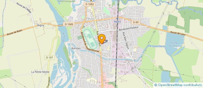 localisation de l'entreprise SYLEA  FEURS