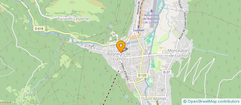 localisation de l'entreprise SYLEAC  BAGNERES-DE-LUCHON