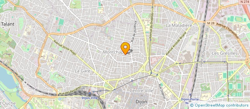 localisation de l'entreprise SYLELEC à DIJON
