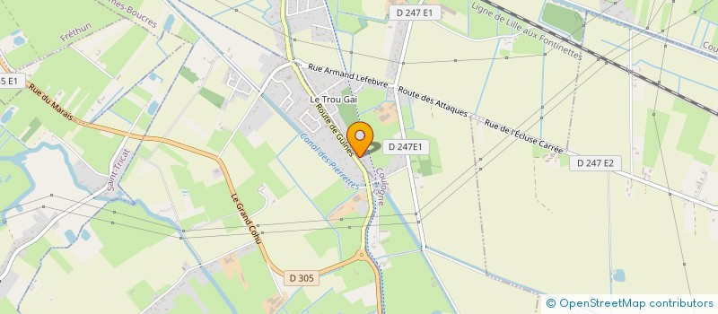 localisation de l'entreprise SYLELEC  COULOGNE