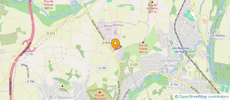 localisation de l'entreprise SYLELO  VEYRE-MONTON