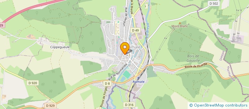 localisation de l'entreprise SYLENE IMMO  AUMALE