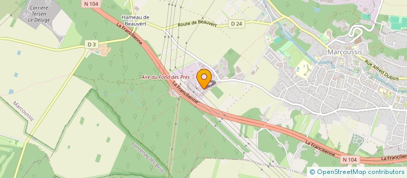 localisation de l'entreprise SYLEV à MARCOUSSIS