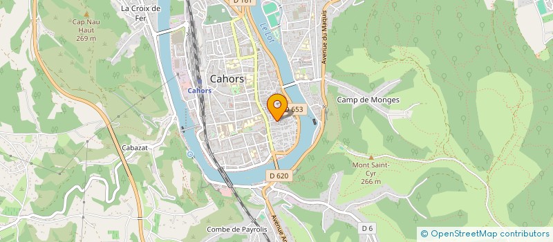 localisation de l'entreprise SYLEVEFLORE  CAHORS