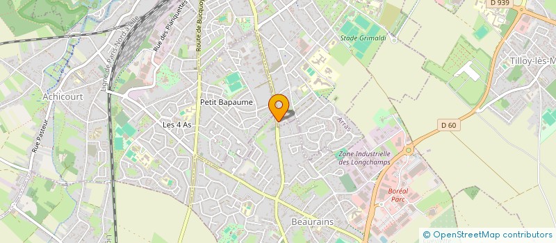 localisation de l'entreprise SYLEVENTS à ARRAS