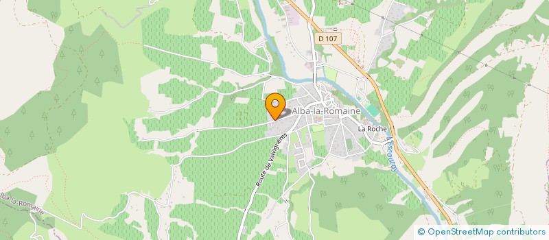 localisation de l'entreprise SYLFA à ALBA-LA-ROMAINE