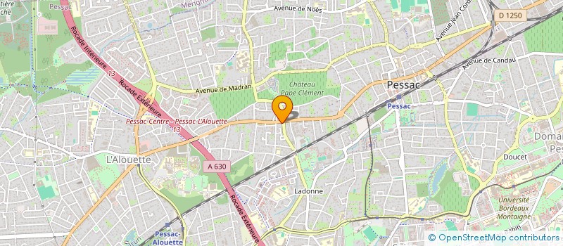 localisation de l'entreprise SYLFA à PESSAC