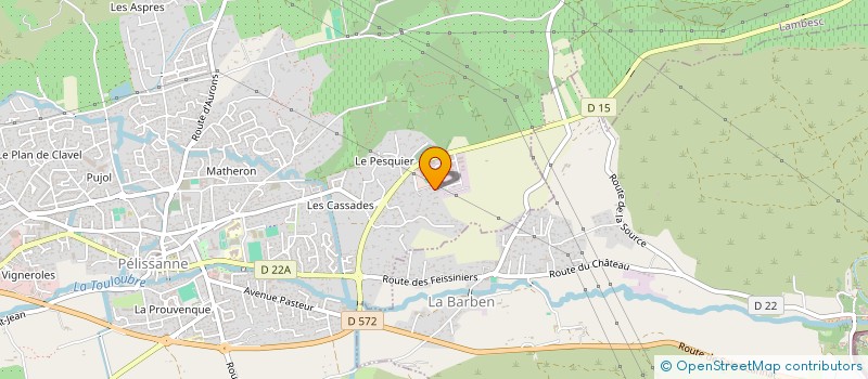 localisation de l'entreprise SYLFERI  PELISSANNE