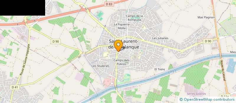 localisation de l'entreprise SYLFLO  SAINT-LAURENT-DE-LA-SALANQUE