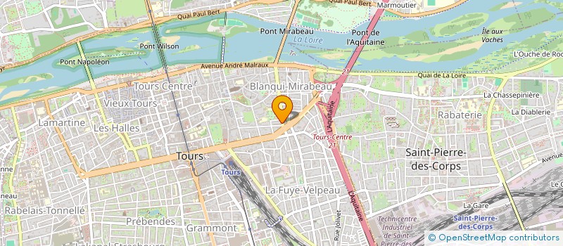 localisation de l'entreprise SYLFRA  TOURS