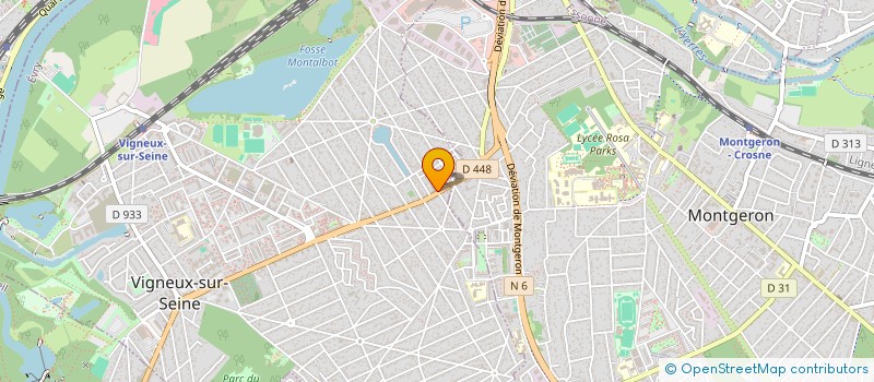 localisation de l'entreprise SYLGANE à VIGNEUX-SUR-SEINE