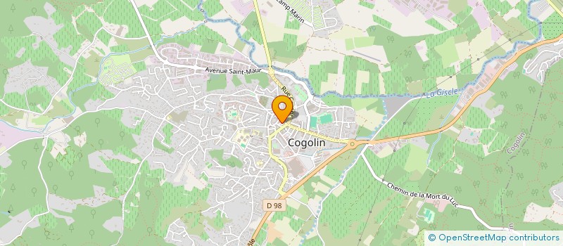 localisation de l'entreprise SYLGELO à COGOLIN