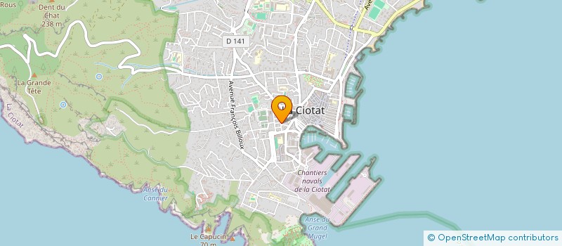 localisation de l'entreprise SYLGI à LA CIOTAT