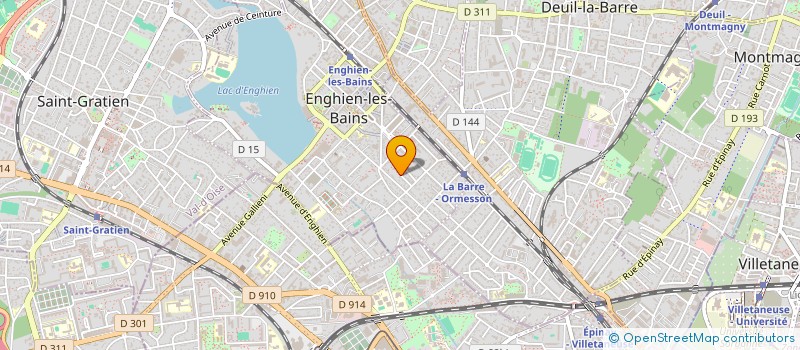 localisation de l'entreprise SYLGUI à ENGHIEN-LES-BAINS