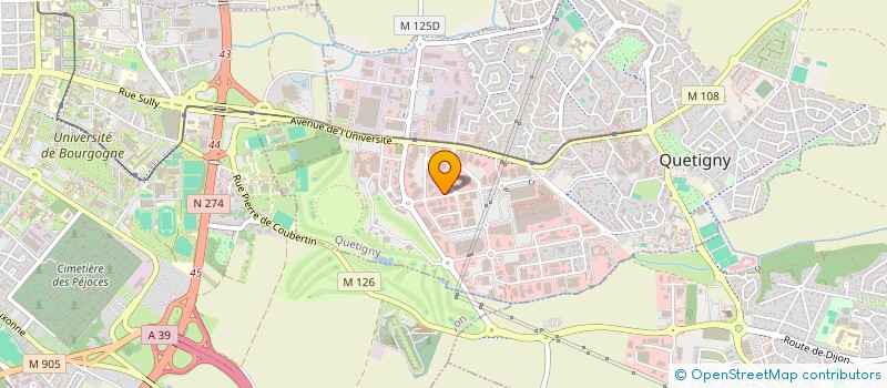 localisation de l'entreprise SYLHABITAT à QUETIGNY